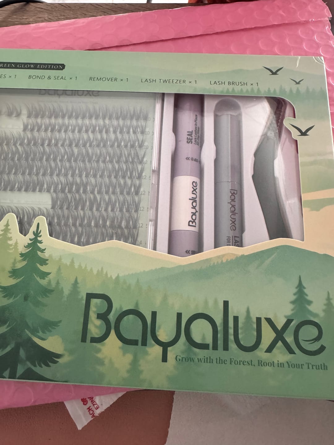 Customer photo review of Flora Lash Kit