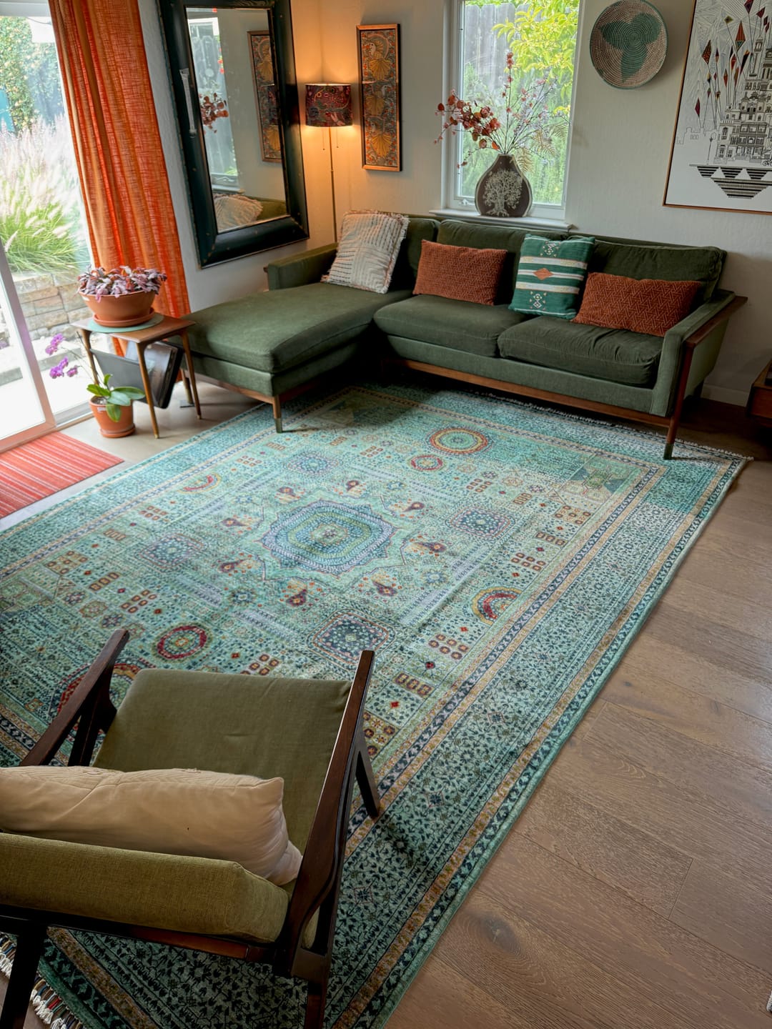 Customer photo review of Sultanate Mamluk • Handmade Area Rug (8'3"x11'1")