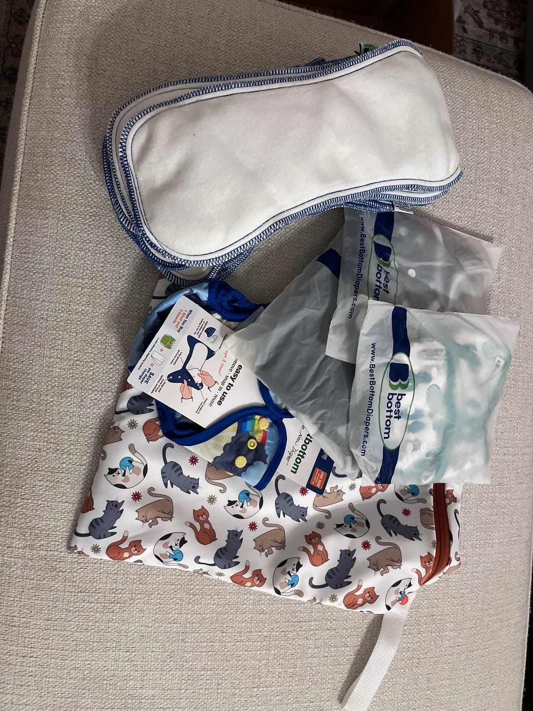 Customer photo review of One Size Diaper Cover