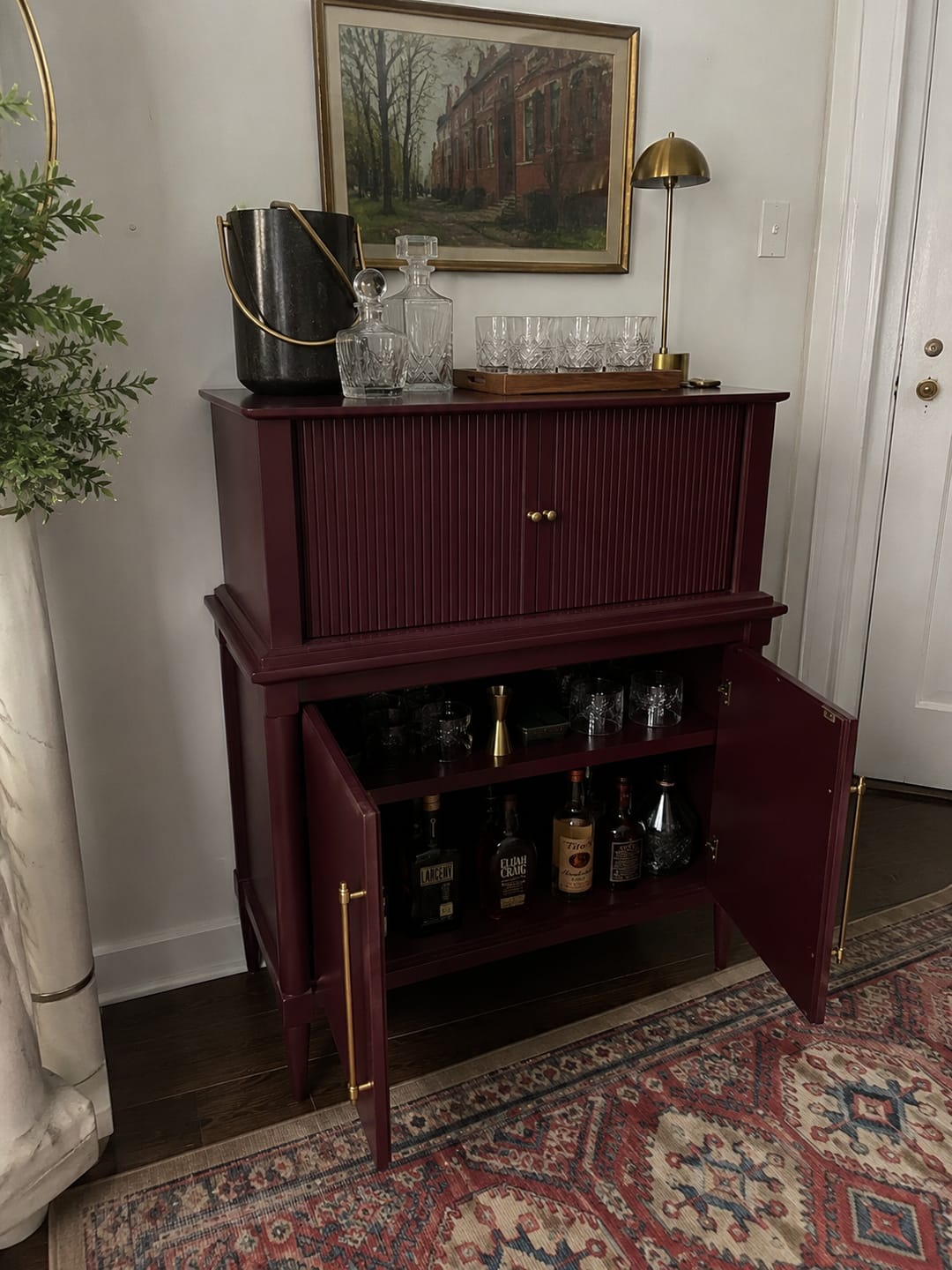 Customer photo review of Heritage Bar Cabinet