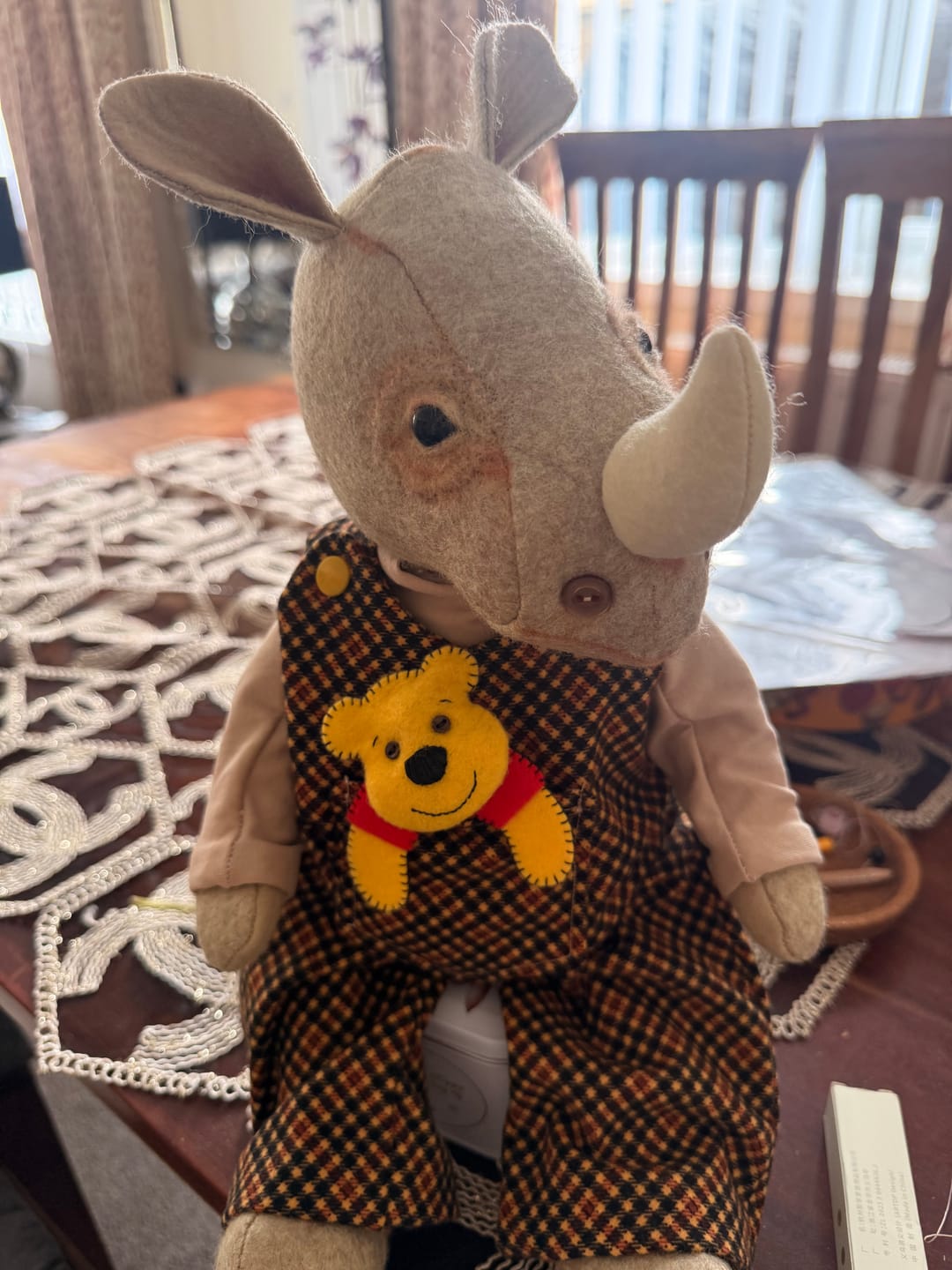 Customer photo review of Pocket Teddy Bear Pooh  PDF Pattern
