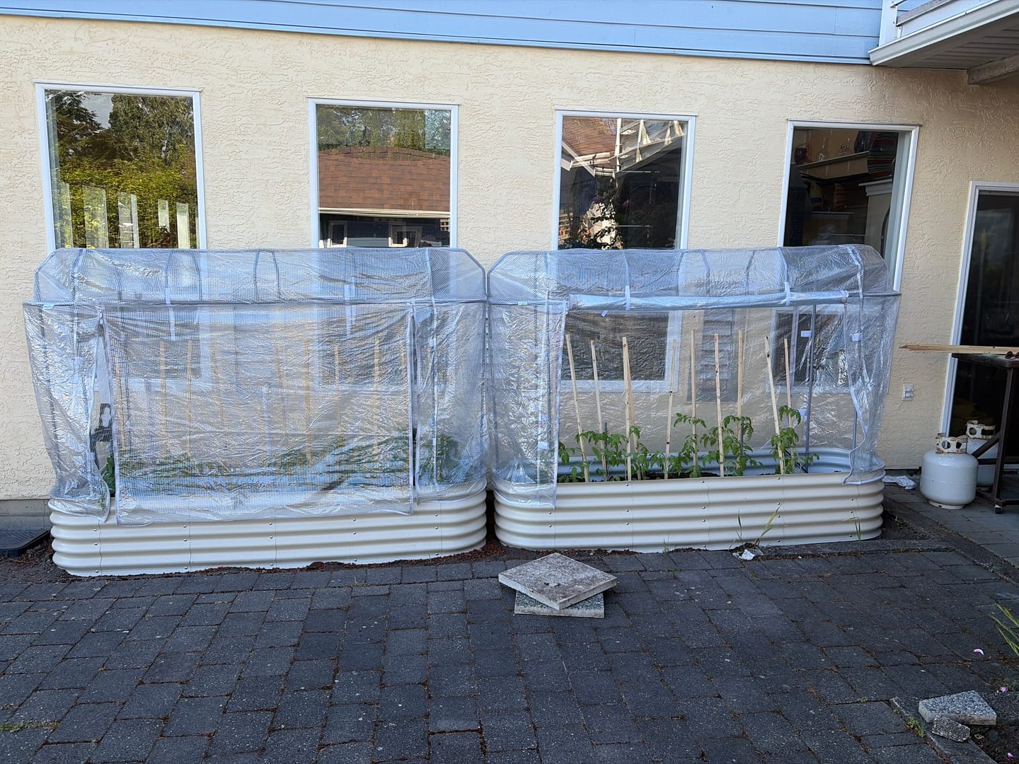Customer photo review of Garden Cover System