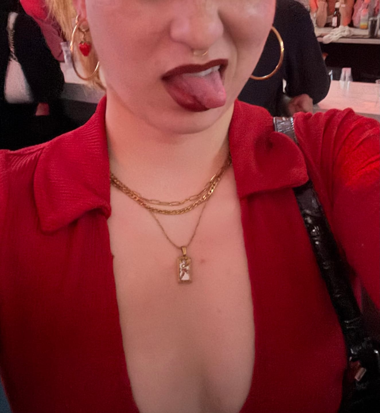 Customer photo review of Golden Fortune Necklace (Bundle)