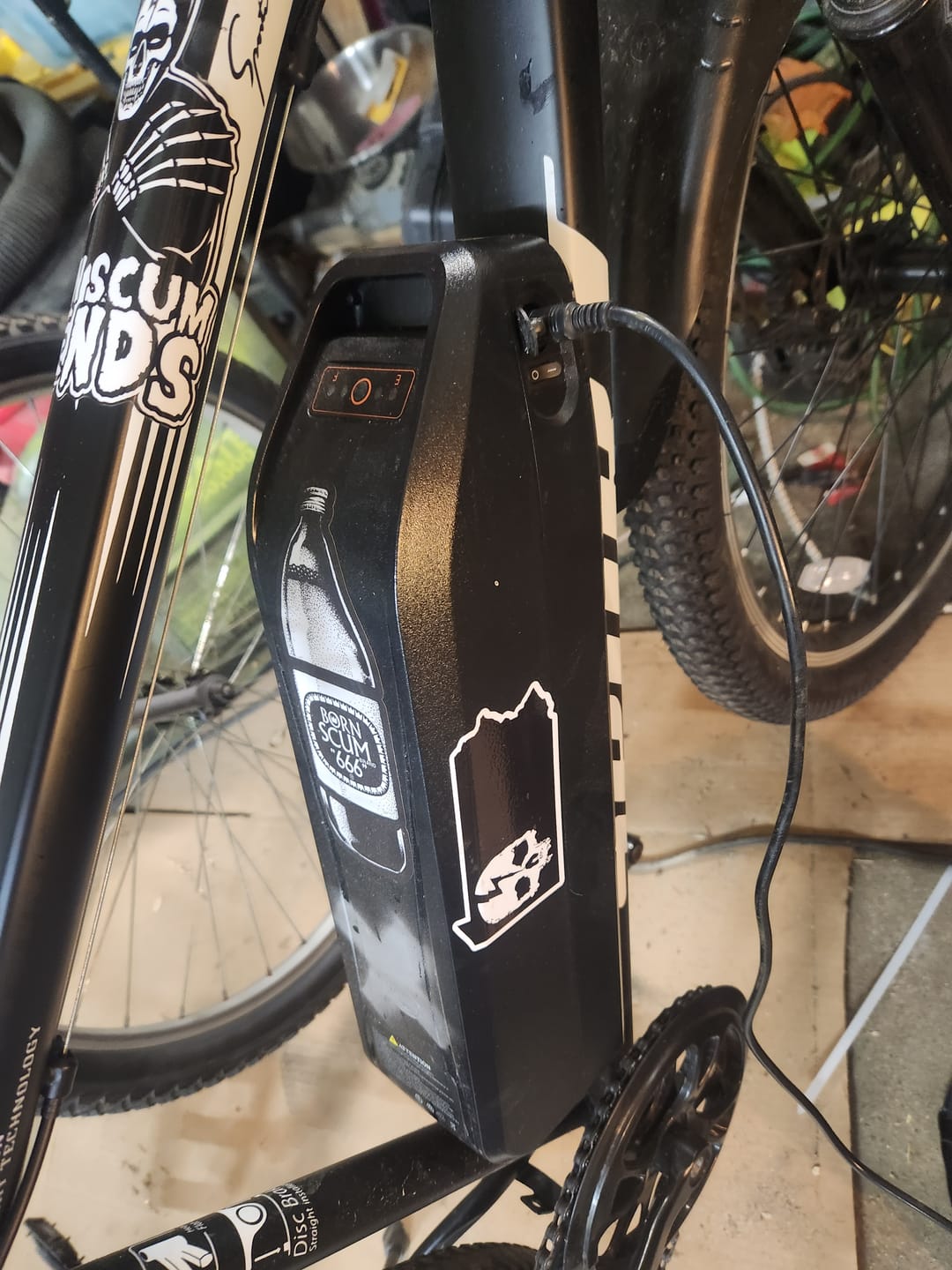 Customer photo review of SKULL LOGO STATE STICKERS