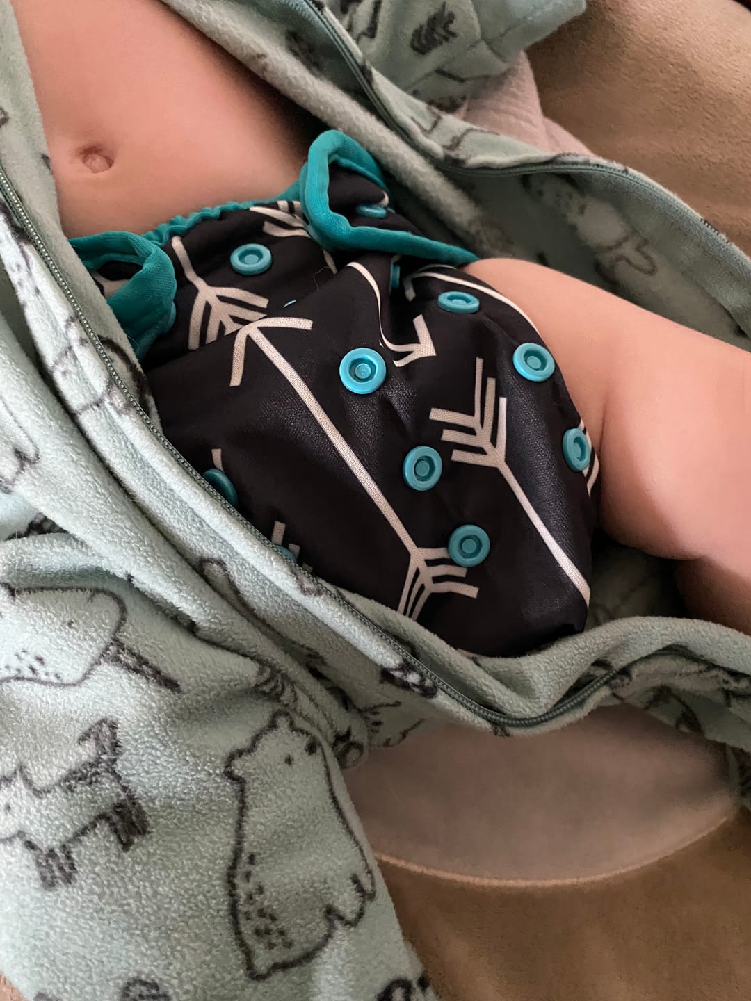 Customer photo review of One Size Diaper Cover