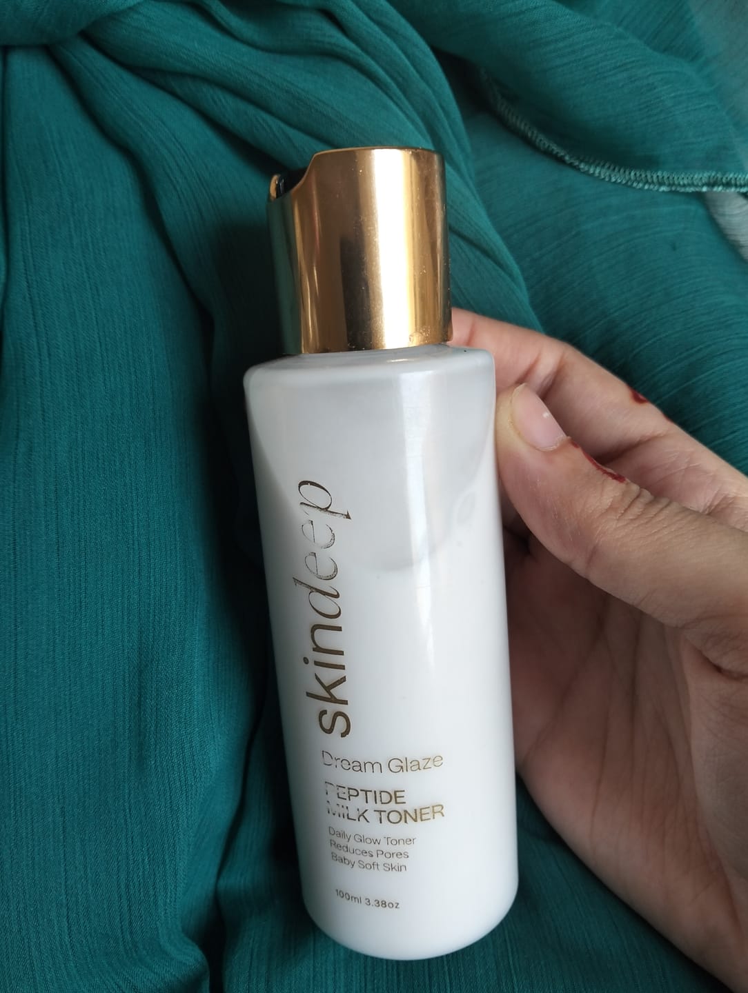 Customer photo review of » DREAM GLAZE - Peptide Milk Toner (100% off)