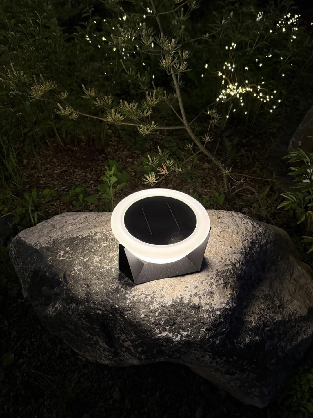 Customer photo review of RIRZ HALO | Modern Solar Outdoor Lamp