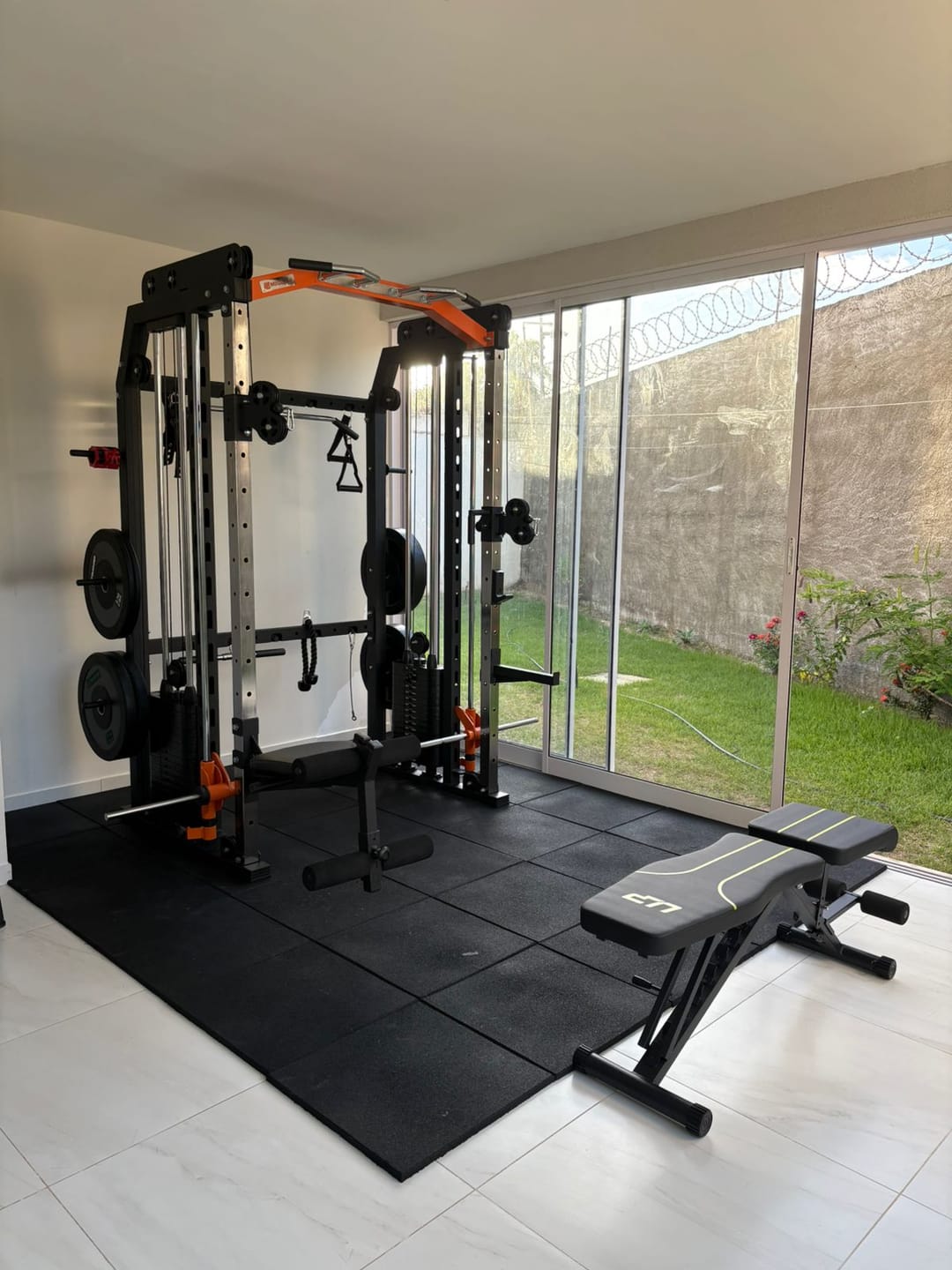 Customer photo review of Multi Crossover Smith Com Rack Integrado + Barra Guiada