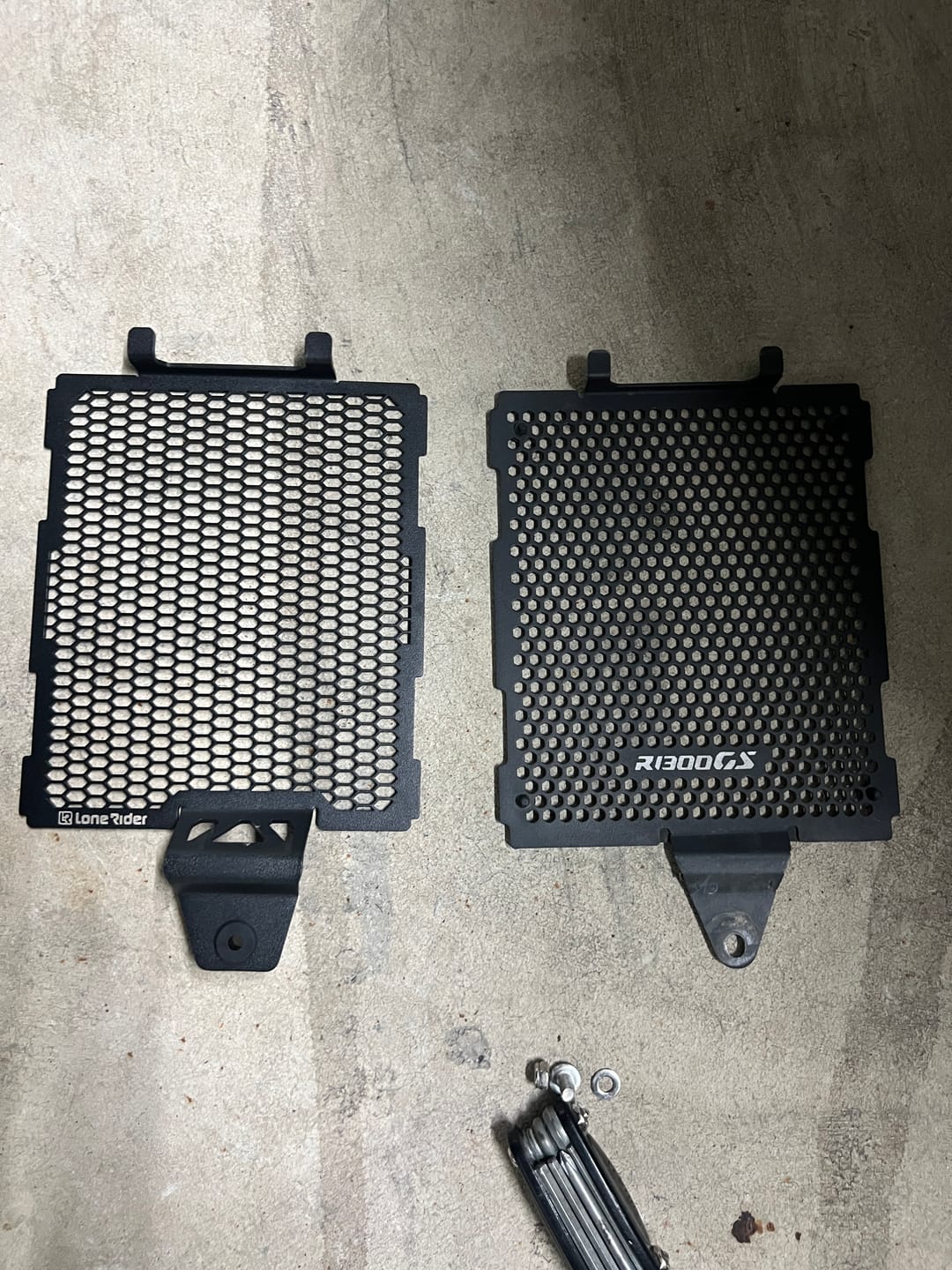 Customer photo review of Radiator Guard Set for BMW R1300GS / Adv