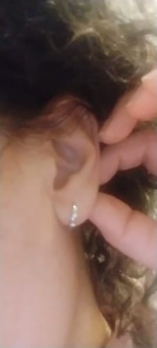 Customer photo review of Gesundheitsohrringe - Magnettherapie Ohrringe
