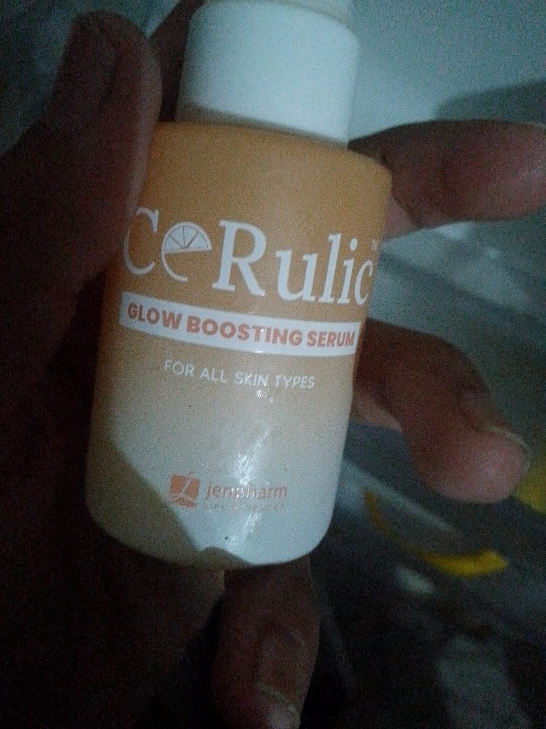 Customer photo review of Cerulic Glow Boosting Serum