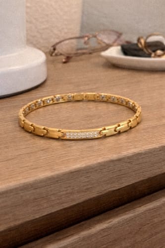 Customer photo review of Luxus GOLD Halskette für die Gesundheit – Für dein tägliches Wohlbefinden