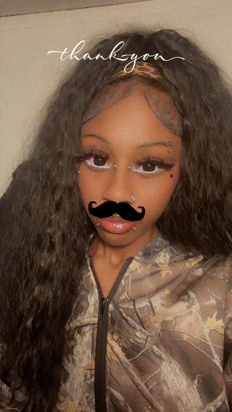 Customer photo review of Big Eyes Black Coloured Contact Lenses