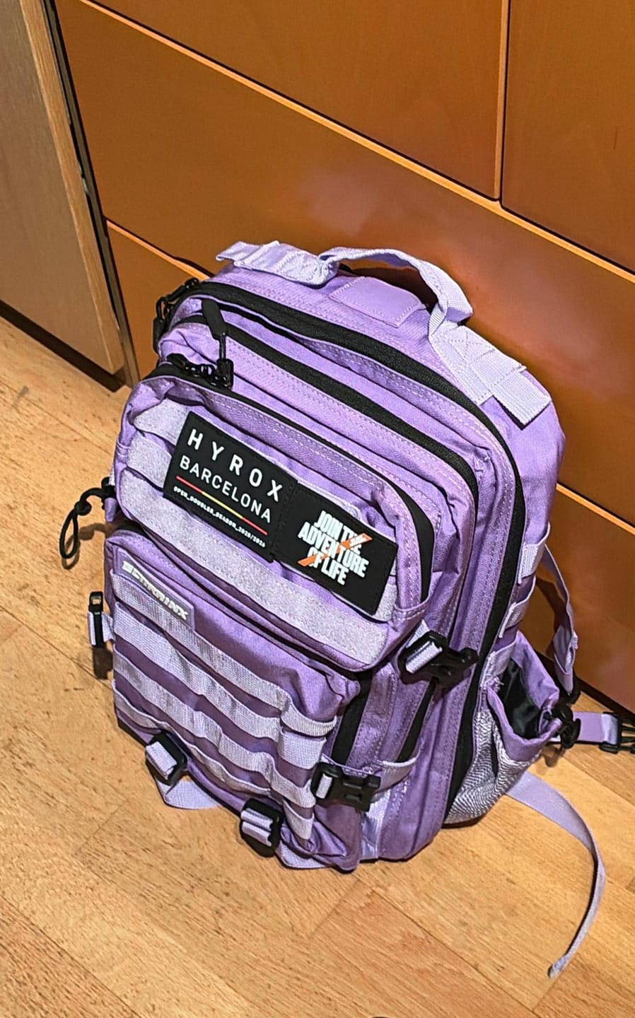 Customer photo review of Mochila Táctica 25L All In Lavanda
