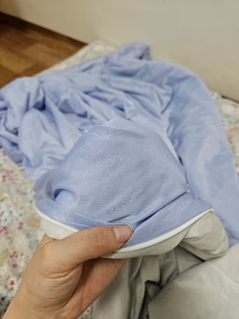 Customer photo review of Ice Silk Kühlende Sommerdecke – Twin- & Queen-Size