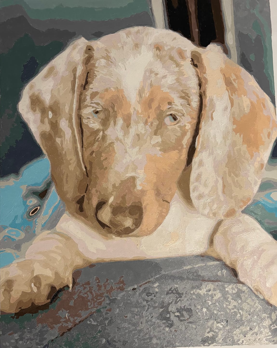 Customer photo review of Custom Paint by Numbers Kit