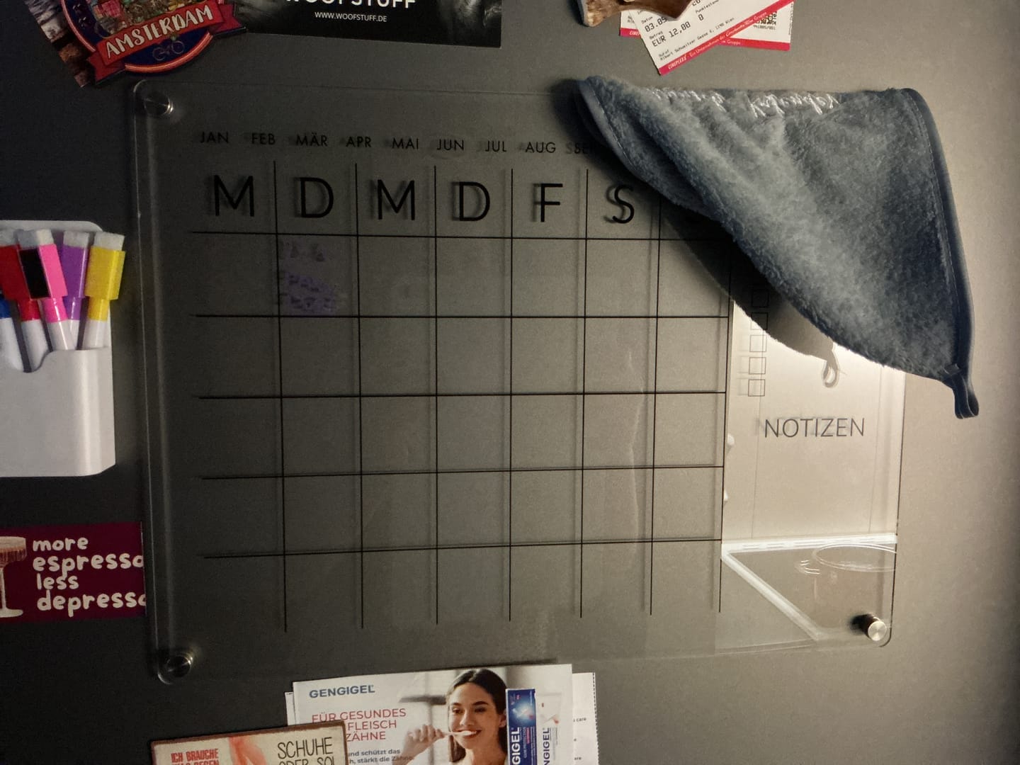 Customer photo review of Kühlschrankplaner "Monatskalender"