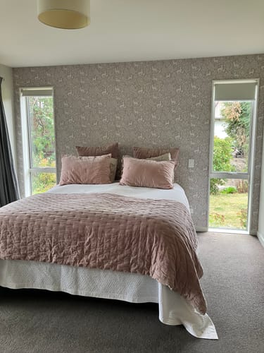 Customer photo review of Deer Woods Wallpaper - Taupe
