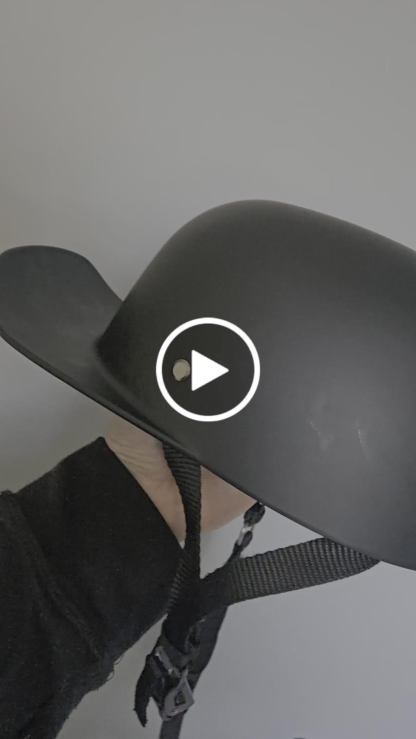 Customer video review of Baseball Pro DOT Half Helmet / Matte Black