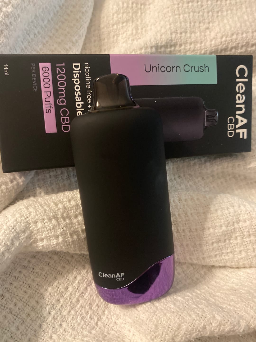 Customer photo review of Unicorn Crush CBD Vape