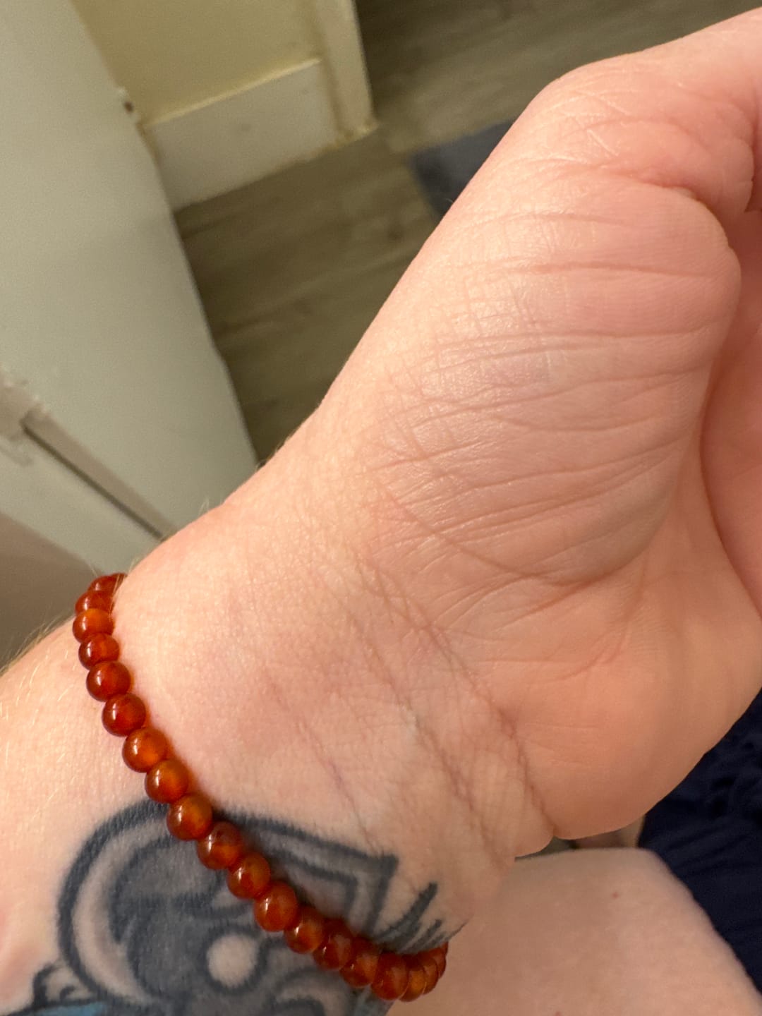 Customer photo review of Carnelian Bracelet Mini