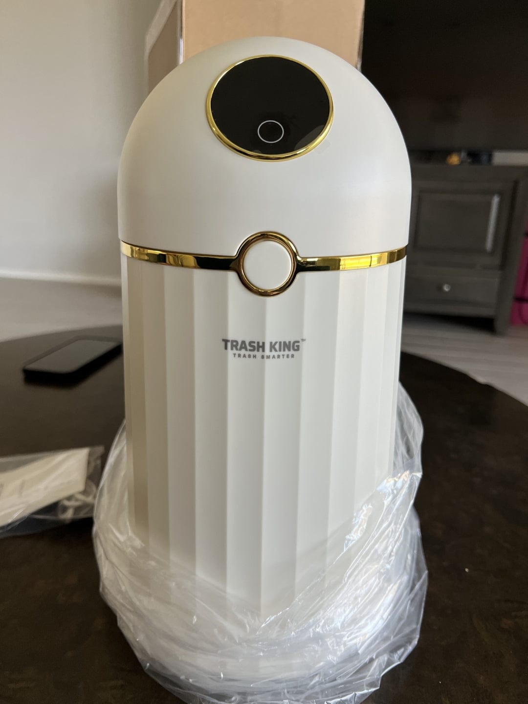 Customer photo review of Royal Bin™ Crown 10L – Smart Touchless Self-Sealing Trash Can