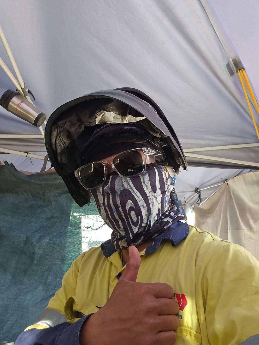 Customer photo review of Sparxx Breeze | Anti-Scratch | Polarised Safety Sunglasses