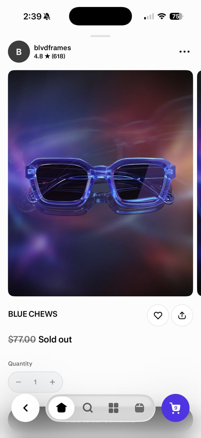 Customer photo review of BLUE CHEWS