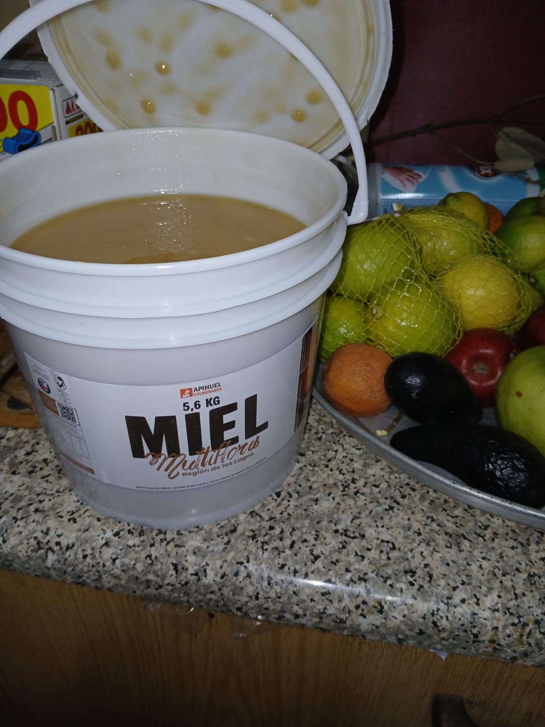 Customer photo review of Balde Miel Multiflora de La Región de Los Lagos 5,6 kilos