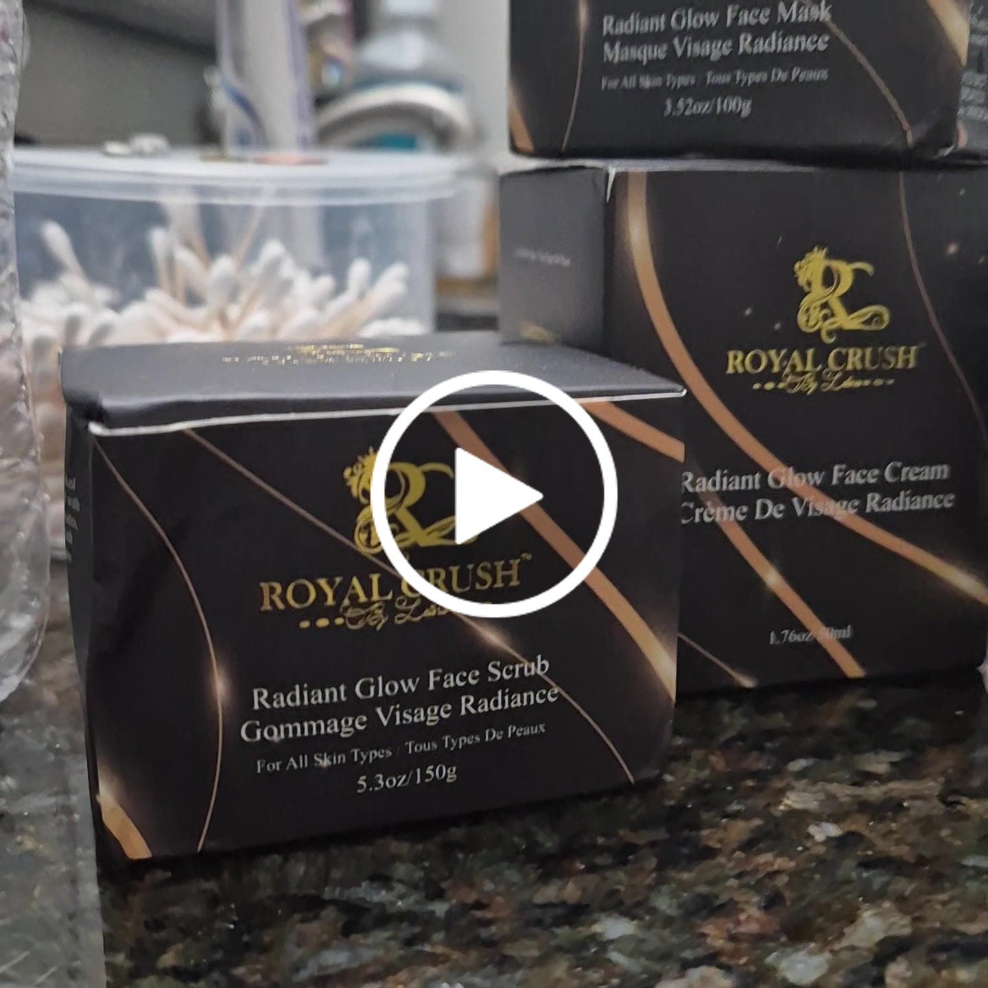 Customer video review of Radiant Glow Royal Face Ritual