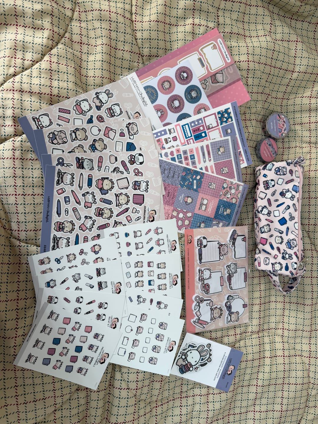 Customer photo review of Stationery Buddies Sticker Set