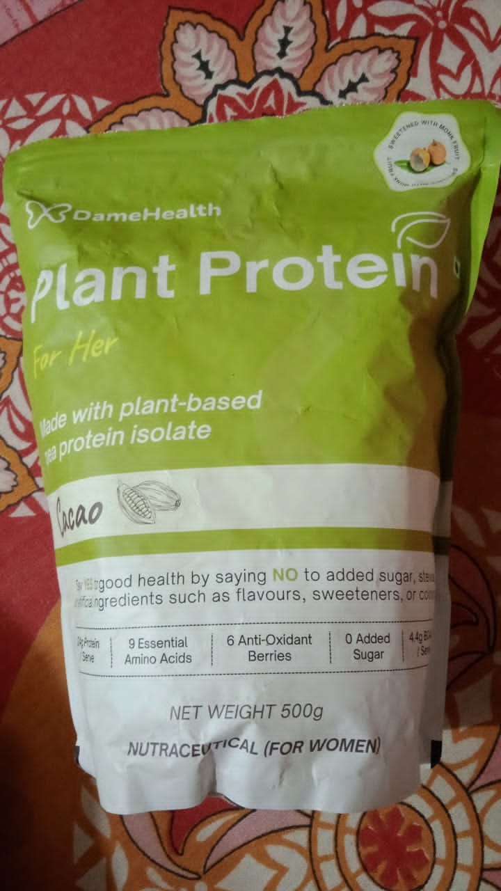 Customer photo review of Plant Protein l All Natural Protein for Women