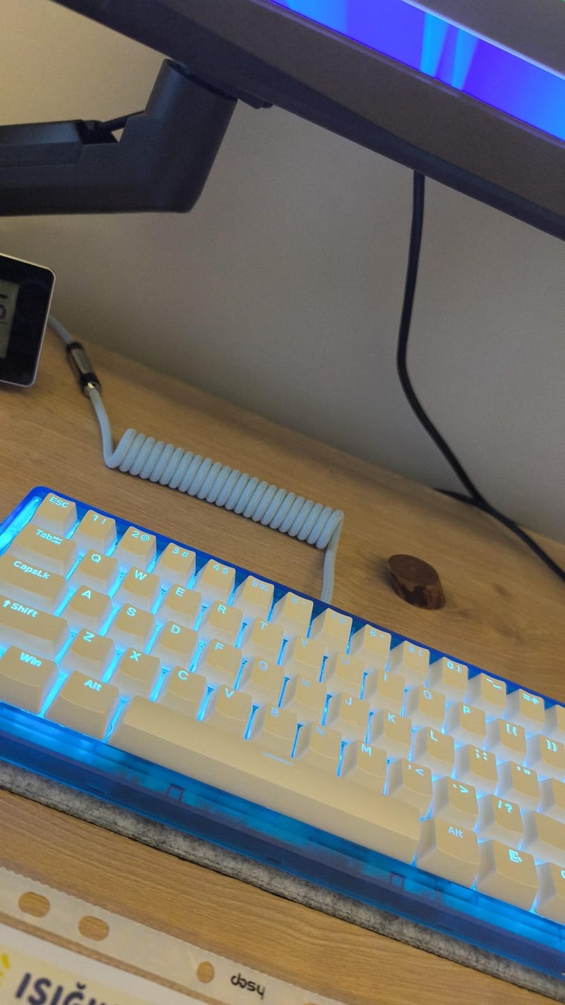 Customer photo review of Wraith W60 Klavye (Manyetik Switch / HE)