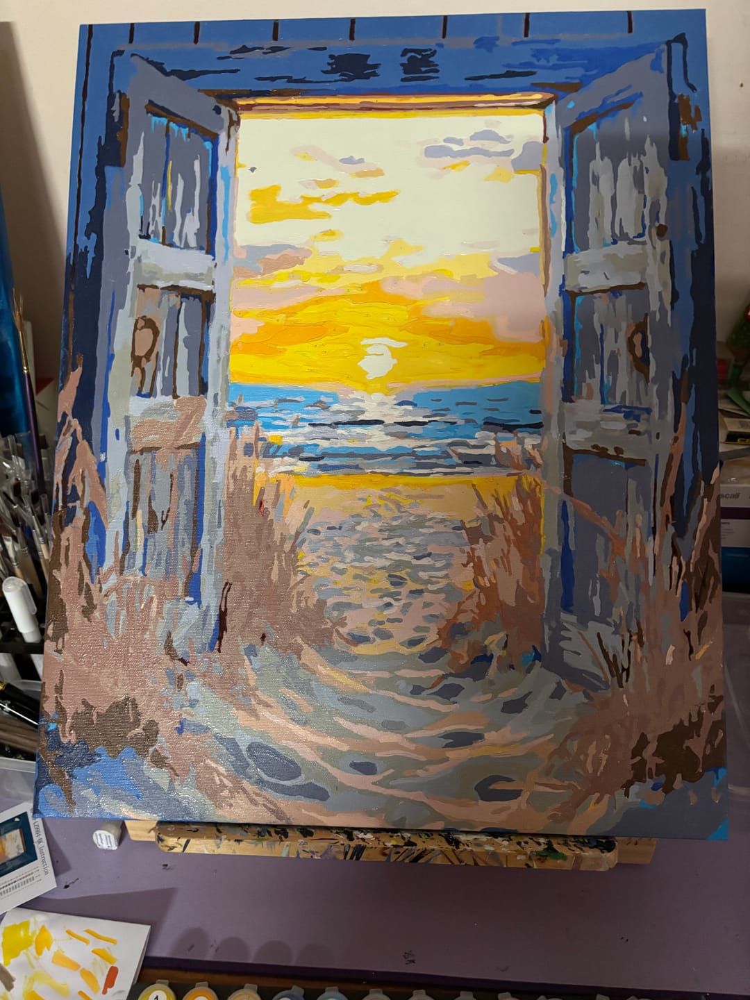 Customer photo review of Door to Sunset