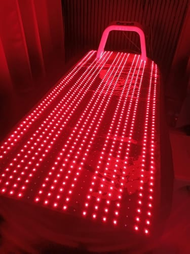 Customer photo review of Nicebeam Full Body Red Light Mat