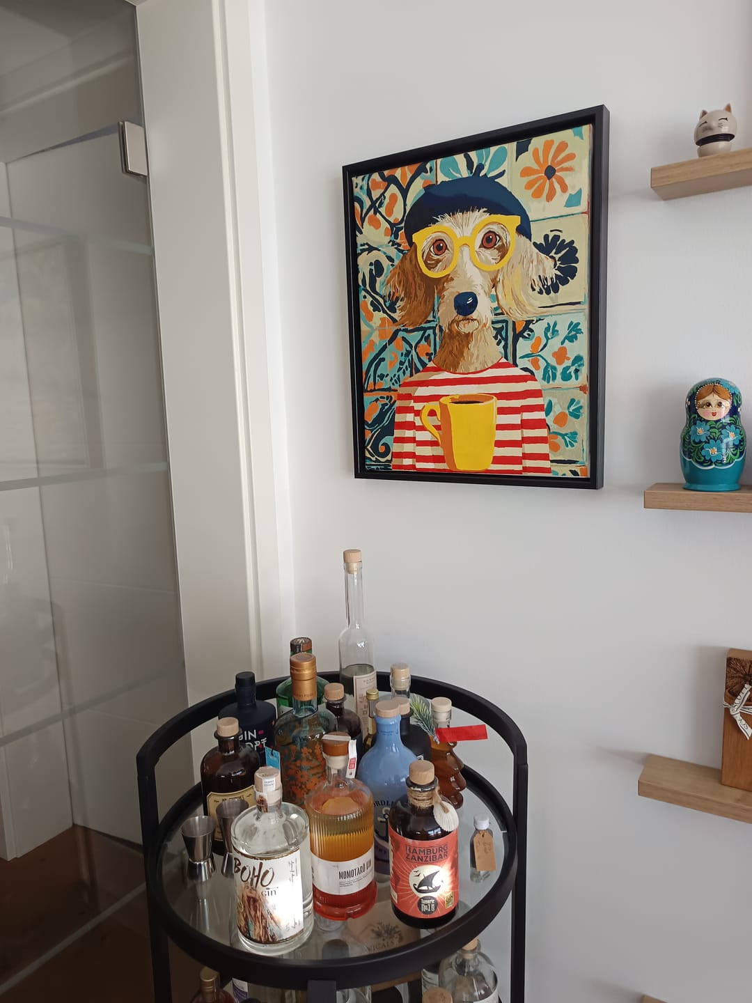 Customer photo review of Malen nach Zahlen - Hund im französischen Stil