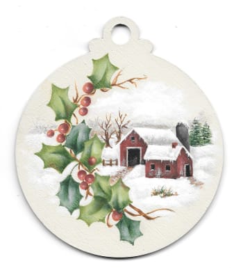 Customer photo review of Unfinished Wood Christmas Ornament Shape - Craft - up to 46" DIY