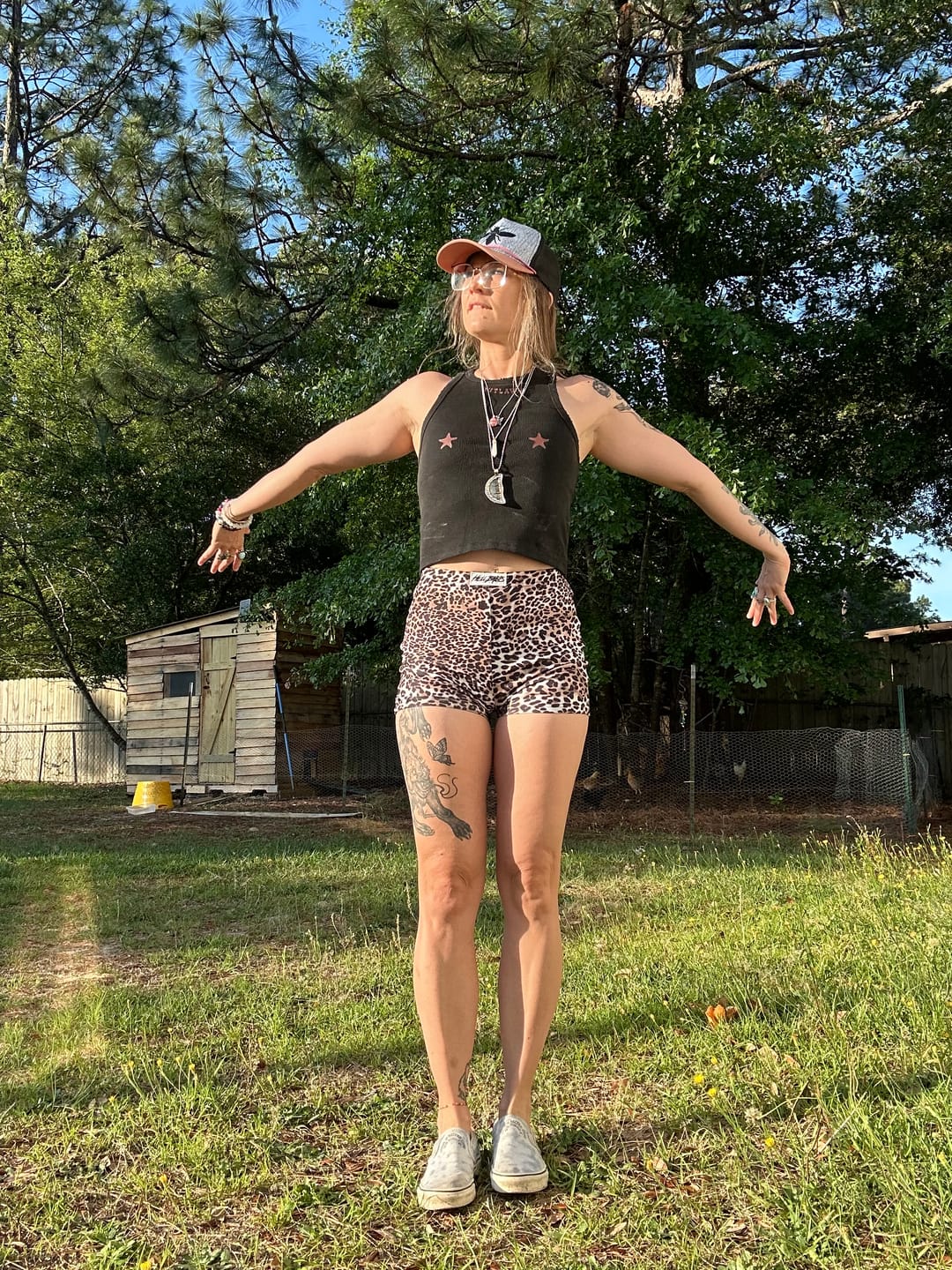 Customer photo review of Lucky Stars Ribbed Tank