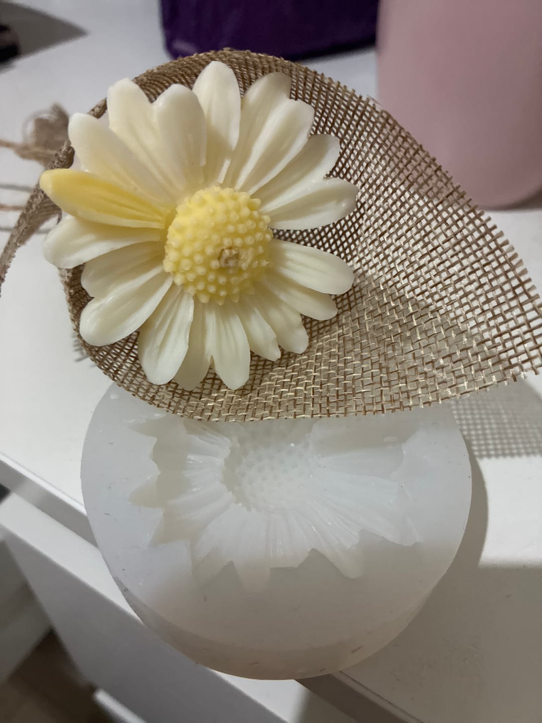 Customer photo review of Molde flor margarita