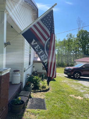 Customer photo review of Seabees Can Do Veteran Flag