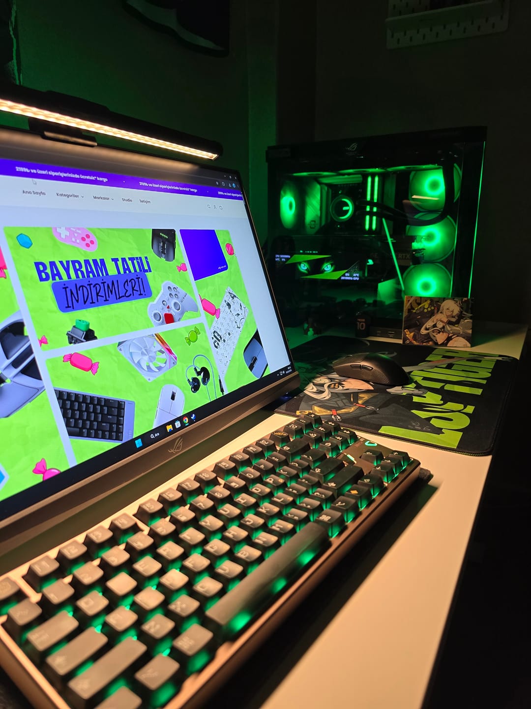 Customer photo review of ESPTiger Pioneer Series Talismans Yasheng V2 Mousepad