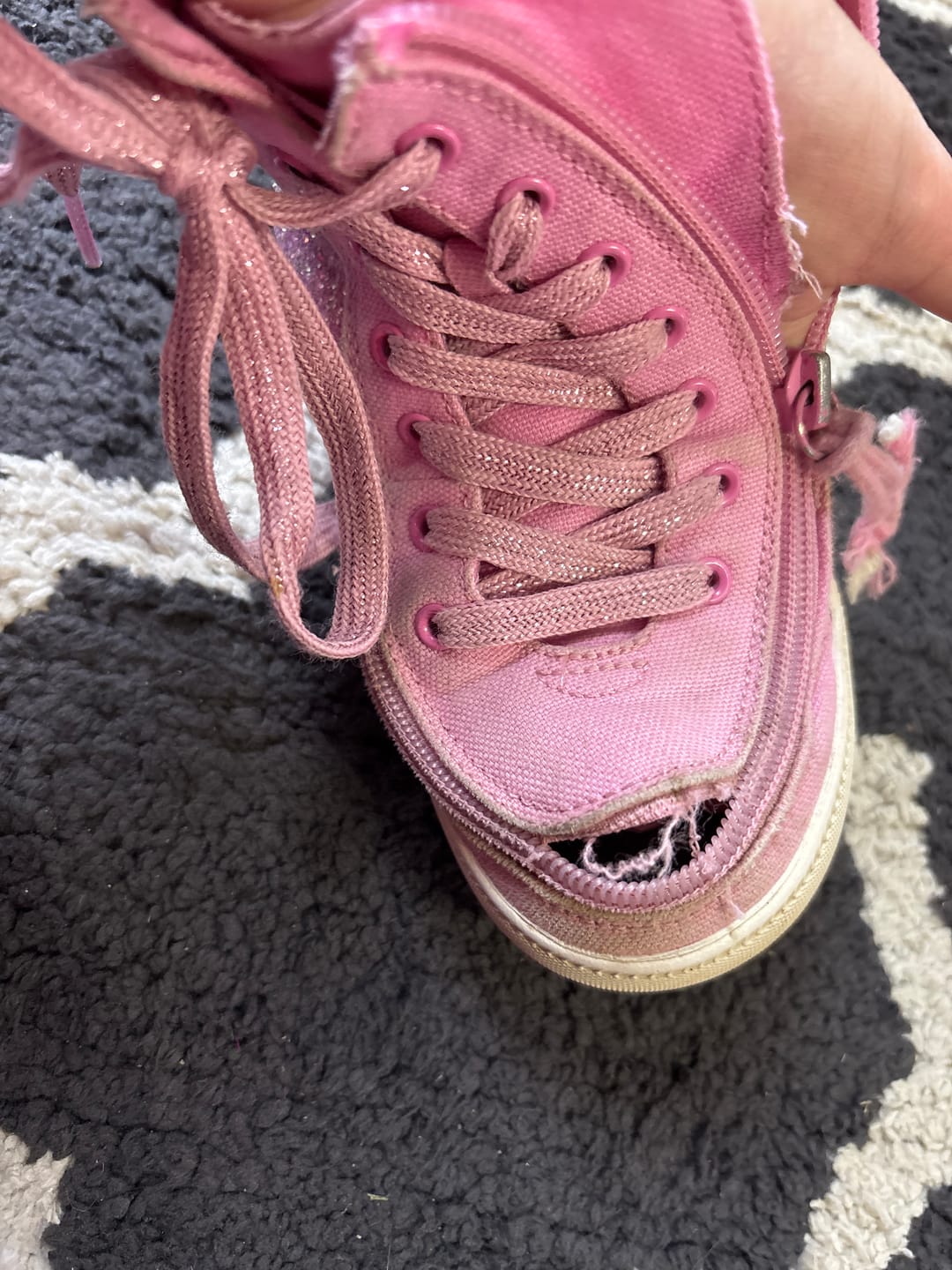 Customer photo review of Pink Glitz BILLY Classic Lace High
