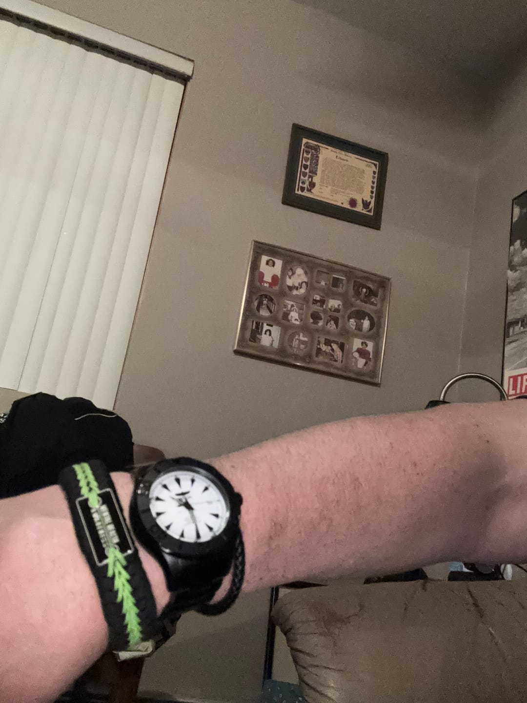 Customer photo review of Mental Health Awareness - Paracord Bracelet