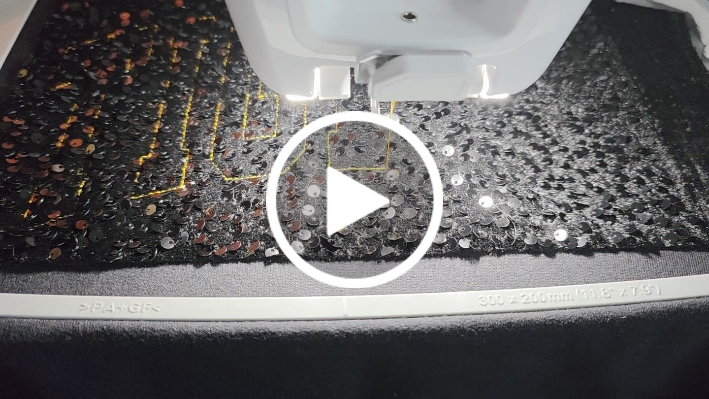 Customer video review of Sequins Velvet $16.49