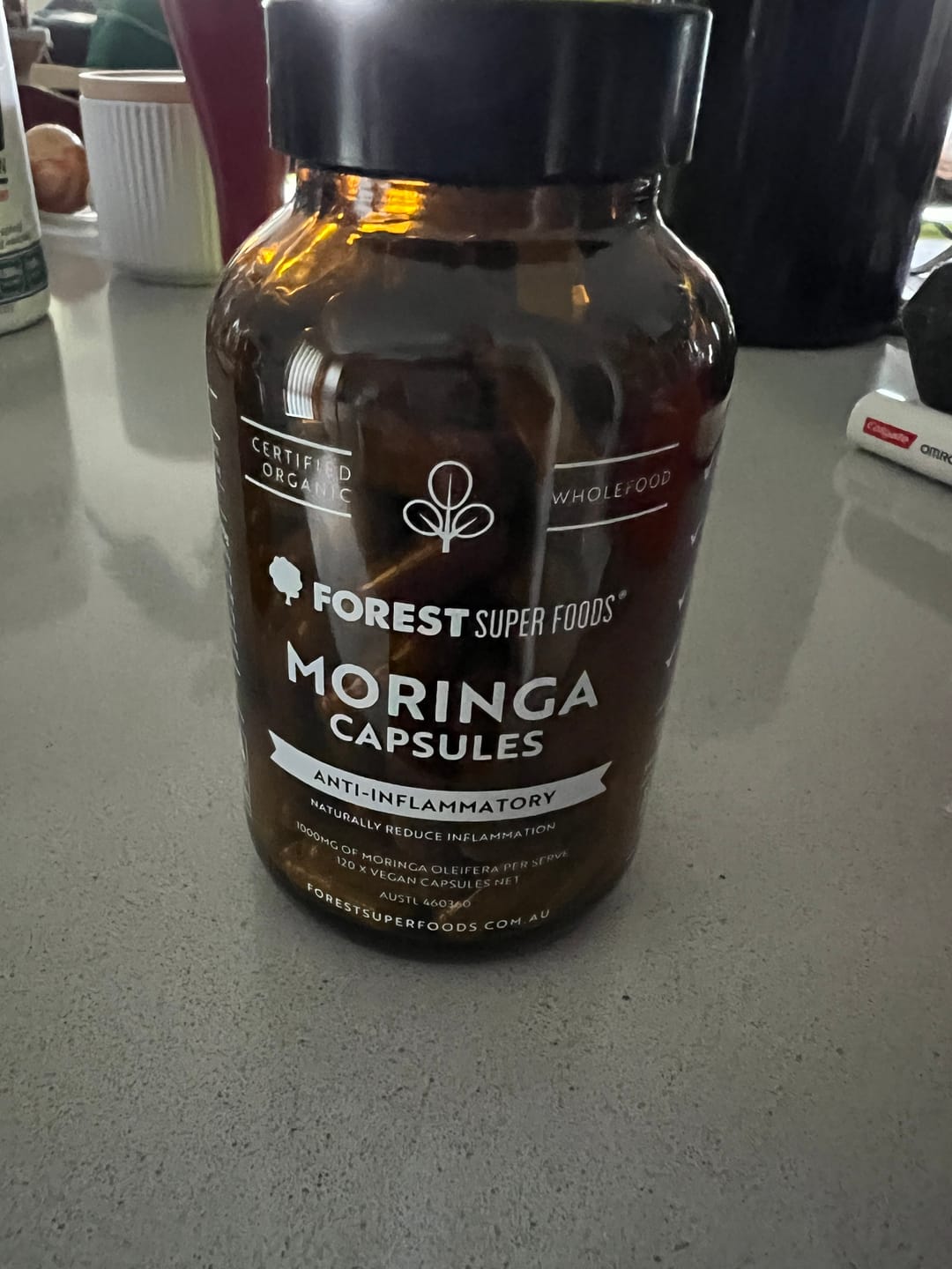 Customer photo review of Organic Moringa Capsules