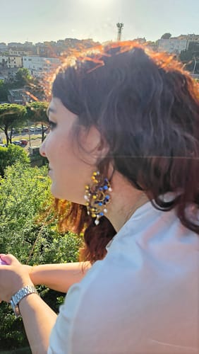 Customer photo review of Orecchini Solange