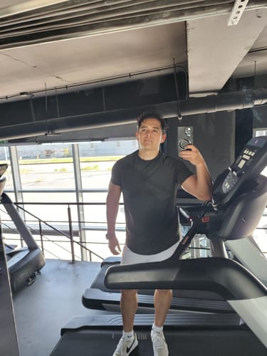 Customer photo review of Training Sport Tee - Army Green
