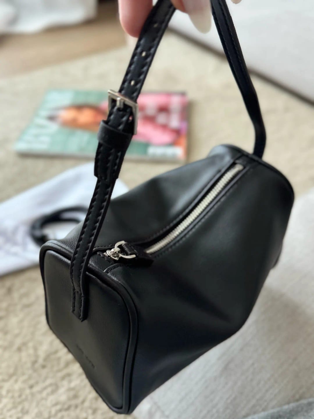 Customer photo review of Bianca Faux Leather Crossbody Bag