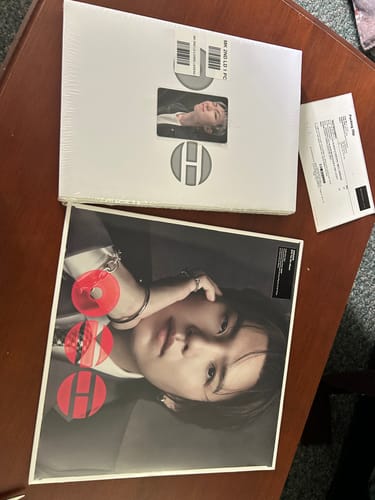 Customer showing the Suga version of the BTS - ARIRANG 5TH ALBUM STANDARD VINYL, with the cover art and outer sleeve.