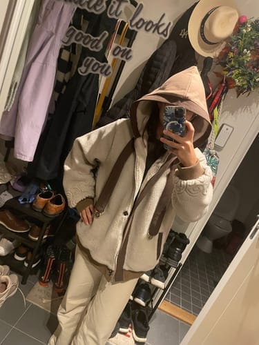 Customer photo review of The Bison Zipper Hoodie Preorder